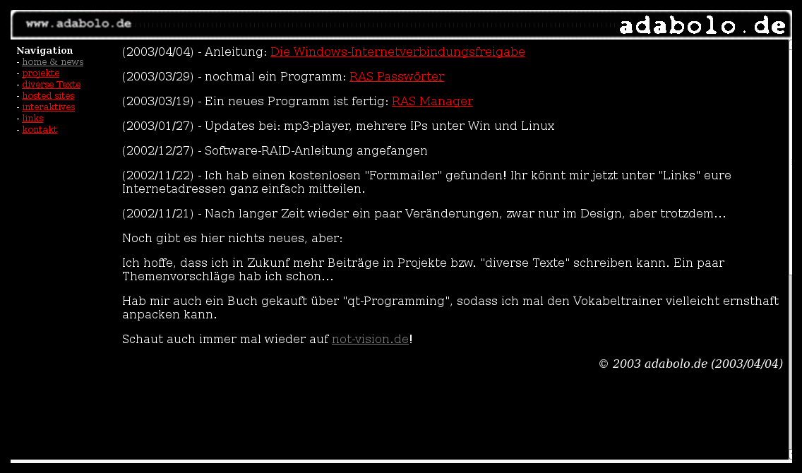 Screenshot from 2003-04-10
